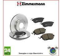 Kit dischi freno + Pastiglie Ant Zimmermann per AUDI Q5 A5 A4 r2h #6h