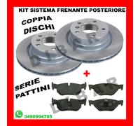 KIT DISCHI FRENO + PASTIGLIE BMW 1 118 I DAL 2006 KW105 CV143 N43B20A POST. 10