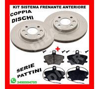 KIT DISCHI FRENO+PASTIGLIE DACIA SANDERO 1.2 16V DA 2008 KW55 CV75 D4F732 ANT.17