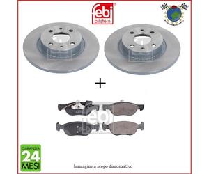 Kit dischi freno + Pastiglie Post Febi per MAN L2000 tou #m4