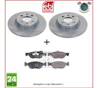 Kit dischi freno + Pastiglie Post Febi per MAN TGE VW CRAFTER AMAROK tou