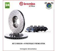 Kit dischi freno + Pastiglie Xtra Ant Brembo per DACIA DOKKER LODGY RENAU #or