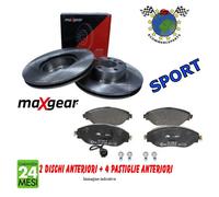 Kit dischi freno Sport + Pastiglie Ant Maxgear per BMW Z4 E89 sDrive 3 E9 dw3