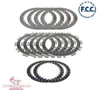 Kit dischi frizione guarniti e acciaio F.C.C. Yamaha T-Max 500 2001 - 2011