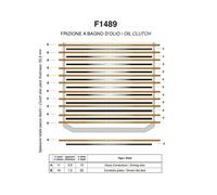 KIT DISCHI FRIZIONE NEWFREN DUCATI MULTISTRADA DARK 2006 620 CONDUTTORI