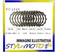 KIT DISCHI FRIZIONE SUGHERO VESRAH CB 1300 DC X 4 1300 2000