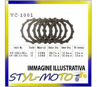 KIT DISCHI FRIZIONE SUGHERO VESRAH CBR 600 F (PC25 PC31) 600 1994
