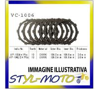KIT DISCHI FRIZIONE SUGHERO VESRAH CBR 600 RRA 600 2011