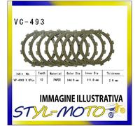 KIT DISCHI FRIZIONE SUGHERO VESRAH SUZUKI RM 125 125 2005