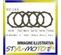 KIT DISCHI FRIZIONE SUGHERO VESRAH TRX 250 TM Fourtrax Recon 250 2009