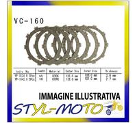 KIT DISCHI FRIZIONE SUGHERO VESRAH VT 400 CA Shadow Classic 400 400 2010