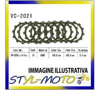 KIT DISCHI FRIZIONE SUGHERO VESRAH YAMAHA YZ 250 F Competition 250 2004