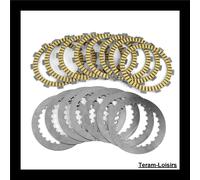 Kit Dischi Garniti + Lisci Frizione Per Honda CR 125 RY/R1/R2 Dal 2000 Al 2003