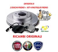 KIT DISCHI LPR + PASTIGLIE ANTERIORI + KIT TAGLIANDO LANCIA YPSILON 312 1.2