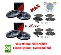Kit Dischi Max e Pastiglie Ant+Post Maxgear per NISSAN PRIMERA r65 #mi