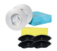 Kit Dischi + Pastiglie Anteriore Adatto a NISSAN Note (2006-2012) N/Pred. a Sens