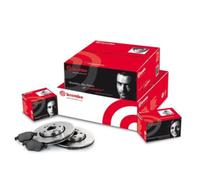 KIT DISCHI + PASTIGLIE ANTERIORI POSTERIORI PASSAT 3C EXTRA LINE FORATI AUDI VW