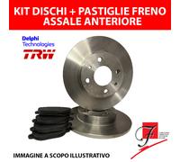 KIT DISCHI + PASTIGLIE ANTERIORI SKODA FABIA -OCTAVIA I-RAPID- ROOMSTER DAL 1996