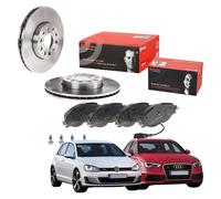 Kit Dischi + Pastiglie Brembo Anteriori Per Audi A3 Sportback 8VA-8VF 288mm 12->
