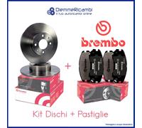 KIT DISCHI + PASTIGLIE BREMBO POSTERIORI PER FORD GALAXY 268MM 95->00