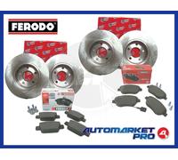 KIT DISCHI PASTIGLIE FERODO ANTERIORI POSTERIORI FIAT BRAVO 1.9 150 CV DIESEL
