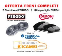 Kit Dischi + Pastiglie Freni Anteriori FIAT DOBLO Cargo '01-'10 1.9 JTD 74 KW