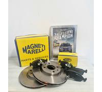 KIT DISCHI PASTIGLIE FRENI ANTERIORI LANCIA YPSILON (312) MAGNETI MARELLI