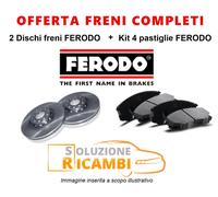 Kit Dischi + Pastiglie Freni POSTERIORI Ferodo TOYOTA AURIS '07-> 1.4 VVTi 71 KW