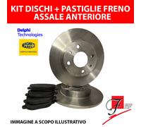 BG2407 Kit coppia dischi freno Delphi Anteriore per ABARTH 500C 500 ALFA ROMEO