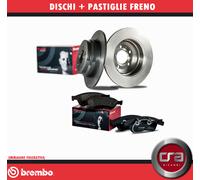 DISCHI FRENO E PASTIGLIE BREMBO FIAT CINQUECENTO 500 dal 1991 al 2000 ANTERIORE