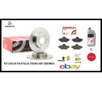 Kit dischi pastiglie freno+DOT4 Brembo ant. per Fiat Marea 185 2.0 2.4