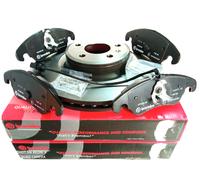 KIT DISCHI+PATTINI FRENO ANT BREMBO FOR AUDI A6(4GH,4GJ,C7) ALLROAD 3.0TDI 2010-
