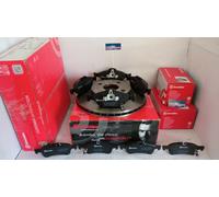 KIT DISCHI+PATTINI FRENO BREMBO ANT/POST FOR TOYOTA YARIS (P1) 1.4D-4D KW55