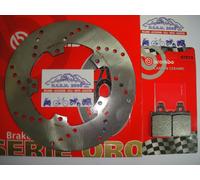 KIT DISCO BREMBO+PASTIGLIE ANTERIORI PIAGGIO VESPA PX 150 ANNO 98/12 722