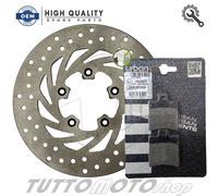 Kit Disco e Pastiglie Anteriore APRILIA Scarabeo 50 4T-RST 4T 2004 2005 2006