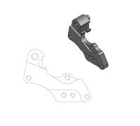 Moto-master 298 Mm Yamaha 211042 Brake Caliper Relocating Bracket Nero