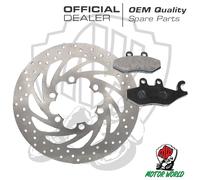 KIT DISCO FRENO ANTERIORE + PASTIGLIE PIAGGIO BEVERLY 300 IE ABS 2019 2020