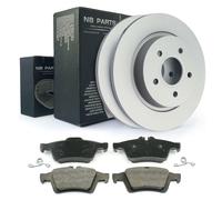 Kit Disco Freno Completo Posteriore 280 mm Per Ford C-Max Focus II Volvo C30 S40
