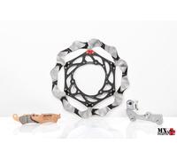 KIT DISCO FRENO MAGGIORATO ANTERIORE KTM XC 125 W 2017-2019 BRAKING OKBY29E