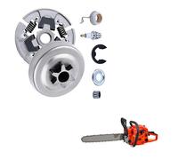 Kit Disco Frizione Compatibile 7pz con Cuscinetto Pignone Anello E Rondella Scin