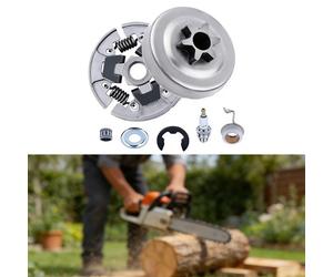 Kit Disco Frizione Compatibile 7pz con Cuscinetto Pignone Anello E Rondella Scin