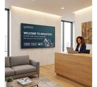 Kit display Philips Q-Line da 50 pollici + supporto a parete Kit di visualizzazione professionale con display Philips Q-Line da 50 pollici 4K UHD e