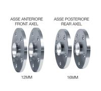 Kit distanziali Ant 12mm Post 16mm con bulloneria Alfa Romeo Mito 955