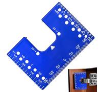 Kit Distanziatore Per Installazione Cerniera Porta - Strumento Di Allineamento Di Precisione Per Armadio | Attrezzatura Per Carpenteria Con Per Marcatura, Per Laboratorio Di Ristrutturazione De