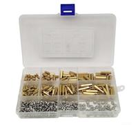 Kit Distanziatori Ottone per m3 320pz Maschio per femmina Kit | Ottone , filettatura per m3 precisa, 320 totali, maschio e per femmina, per ideale per montaggio PCB