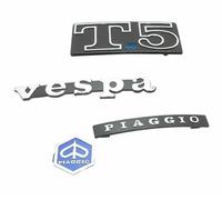 Kit Distintivo Cowl Legshield Horn Casting VESPA LML T5 AEs