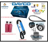 Kit distribuzione Alfa 147 1.9 JTD JTDM 16v+pompa acqua e cinghia servizi Dayco