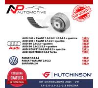 KIT DISTRIBUZIONE AUDI 100 200 80 90 COUPE QUATTRO 1980-1991 KH24 HUTCHINSON