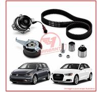 KIT DISTRIBUZIONE CON POMPA ACQUA CON SENSORE AUDI VW 1.6 2.0 DIESEL GOLF VII A3