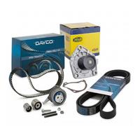 KIT DISTRIBUZIONE DAYCO + POMPA ACQUA + CINGHIA SERVIZI Audi A4 2.0 TFSI 2005-